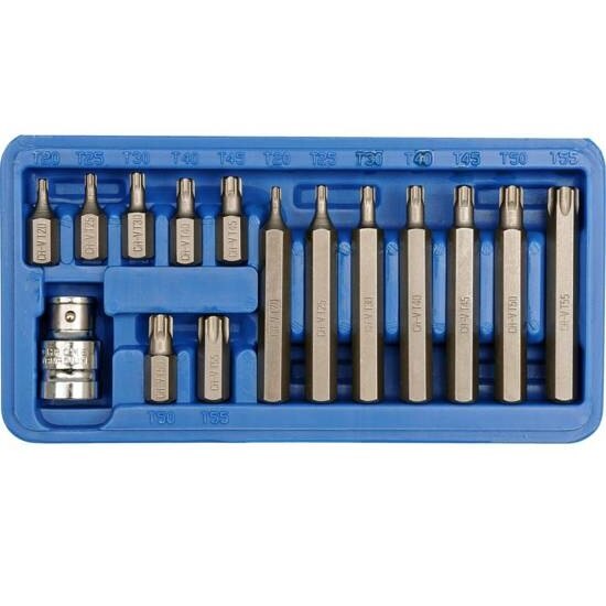 Bituri T30 Trusa 15 piese bituri torx chrome-vanadium - eMAG.ro