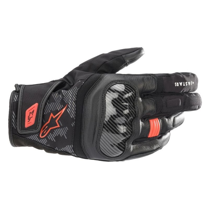 Manusi moto Alpinestars smx-z drystar, Negru/Rosu, Marime: L