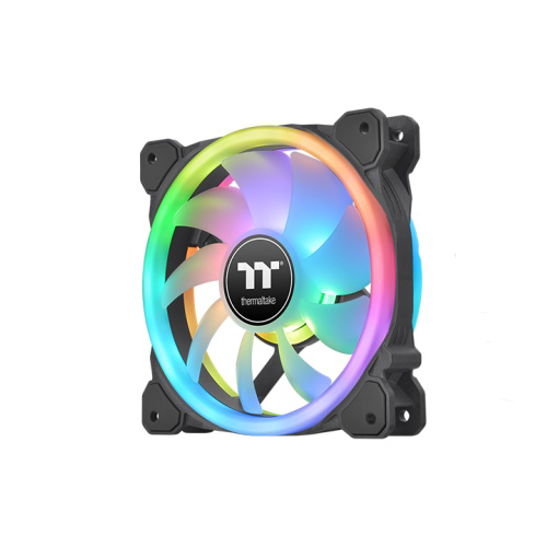 Set 3 ventilatoare Thermaltake Swafan 12 120mm iluminare aRGB