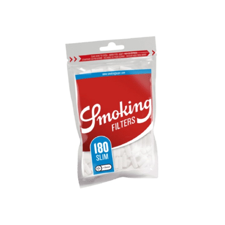 Set filtre rulat tigari Smoking Slim (6mm x 15mm) 180 bucati