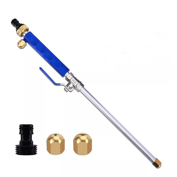 Пистолет за вода под високо налягане 2 в 1 с дюза, NIERBO®, син