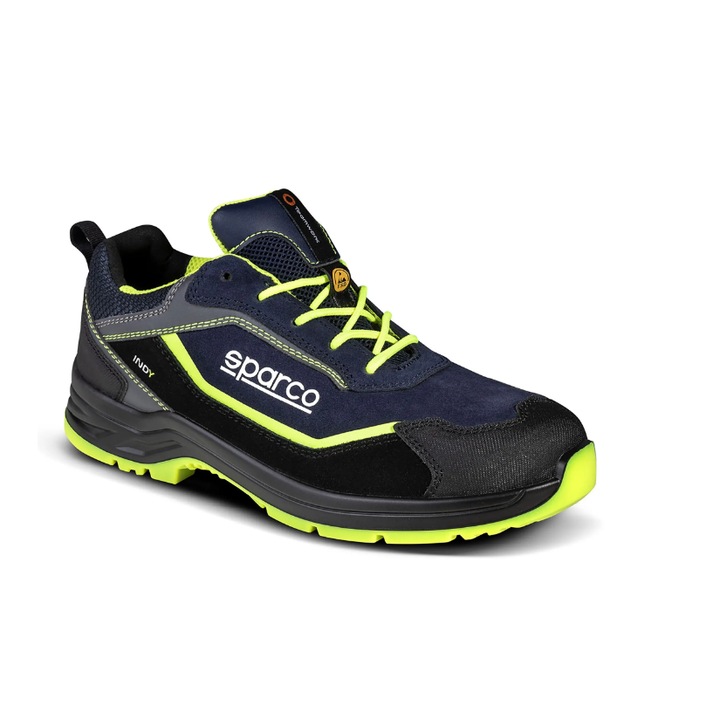 SPARCO Indy S3 munka- és védőcipő orrvédővel és lamellával, szúrás- és ütésálló kompozit anyagból, vízálló anyagból, 42-es méret