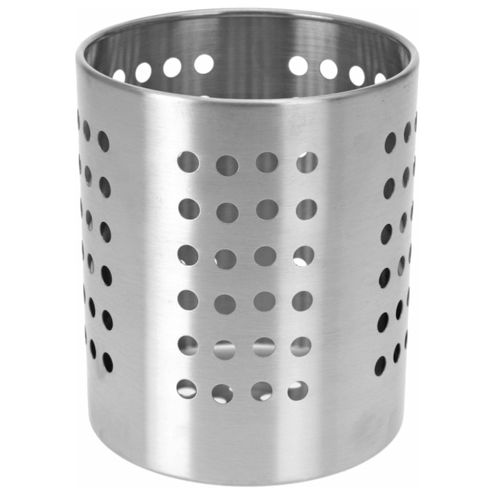 Tartó evőeszközöknek, acél, 13 cm