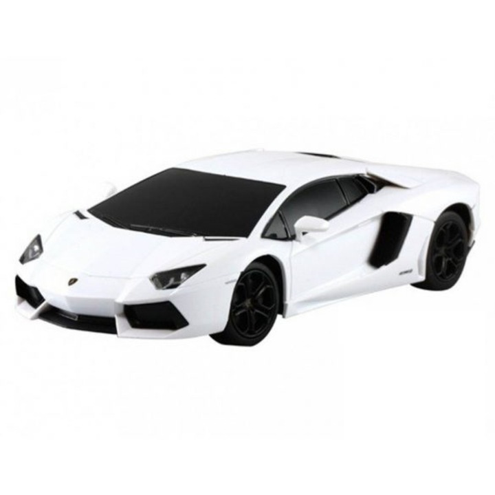 Masina cu telecomanda R/C 1:24 Aventador LP700, Rastar 46300 alb