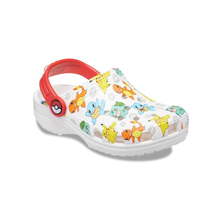 Saboti Crocs Classic Pokemon T - 207754-94S 23561, Alb