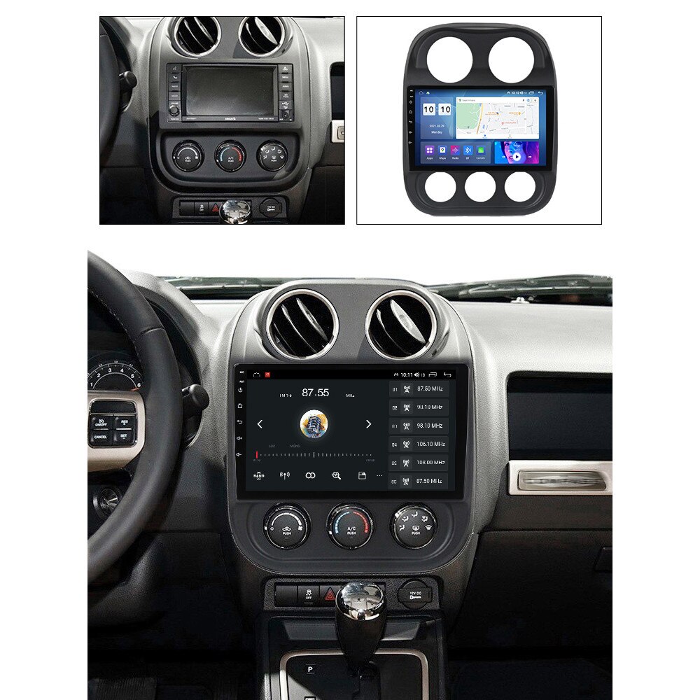 Dedikált GPS Jeep Compass Patriot 20102016, NAVIIT, Android 13