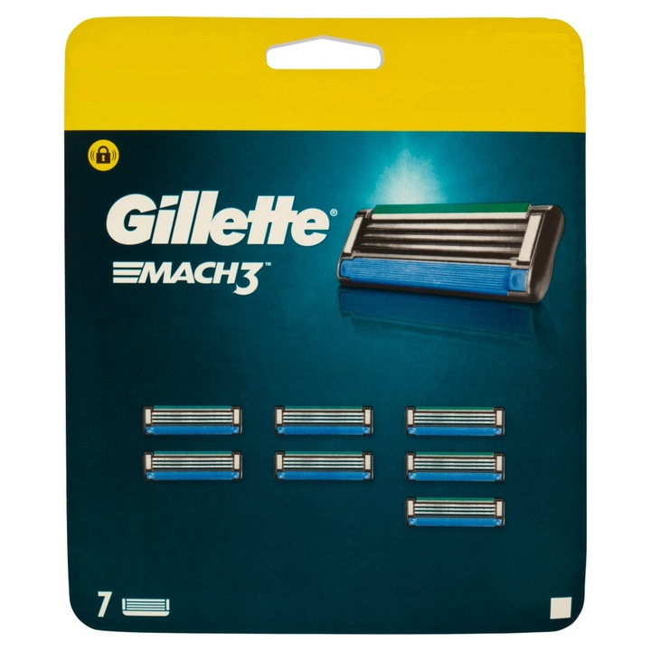 Rezerve aparat de ras Gillette Mach3, 7 buc