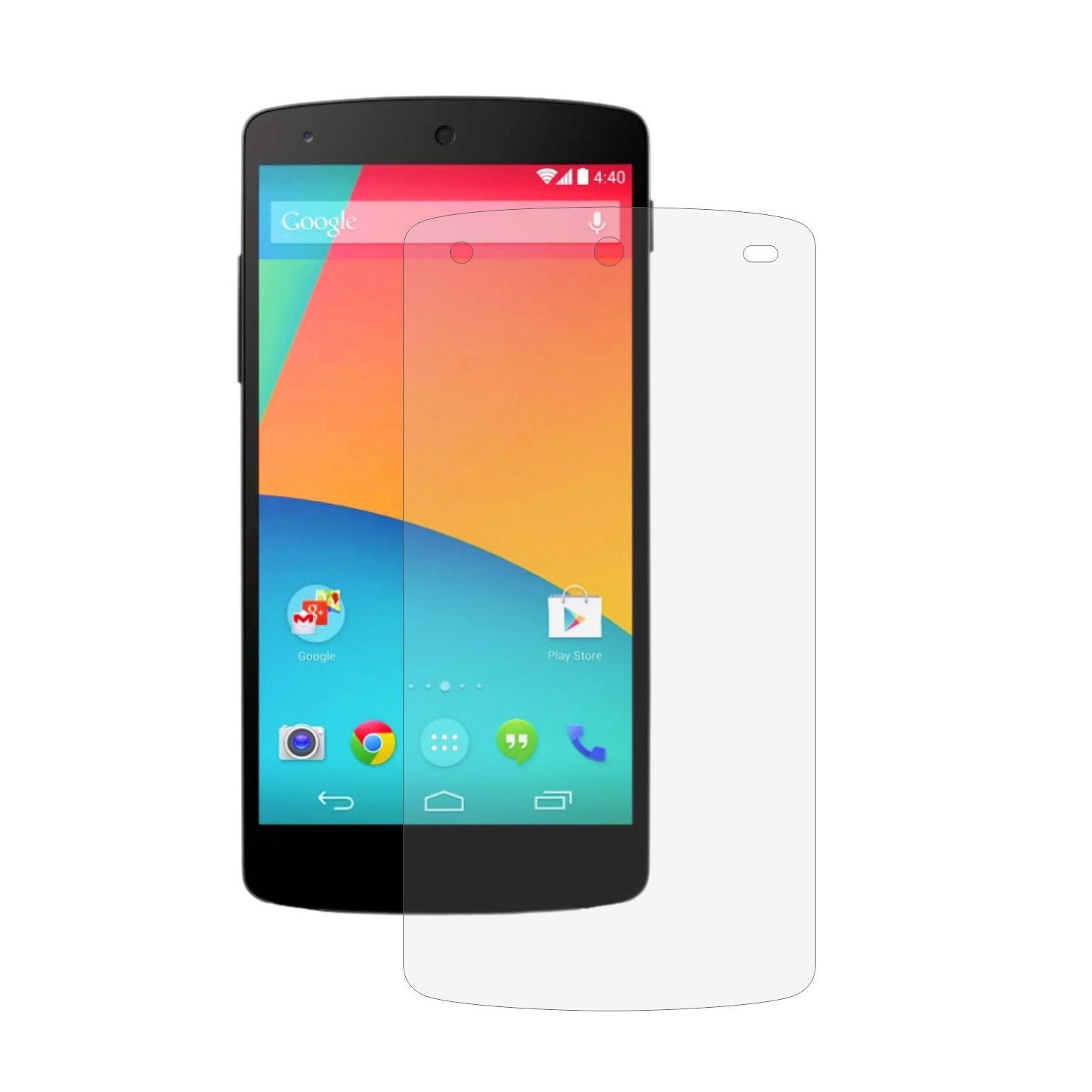 Folie Protectie Ecran, Acoperire Totala, Adeziva si Foarte Flexibila, Invisible Skinz Ultra-Clear AutoRegeneranta pentru LG Google Nexus 5