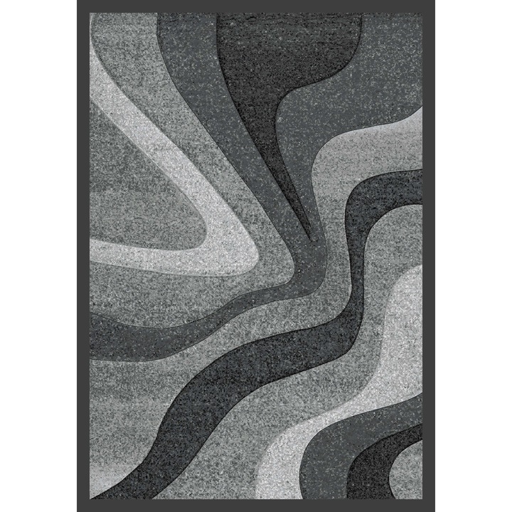 Килим Деко трейдинг Струма 085, Мокетен, Сив, 160х240
