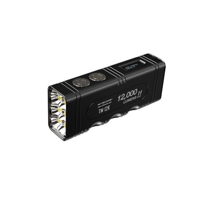 Професионално фенерче Nitecore TM12K, Презареждаемо USB-C, 12000 лумена, 250 метра