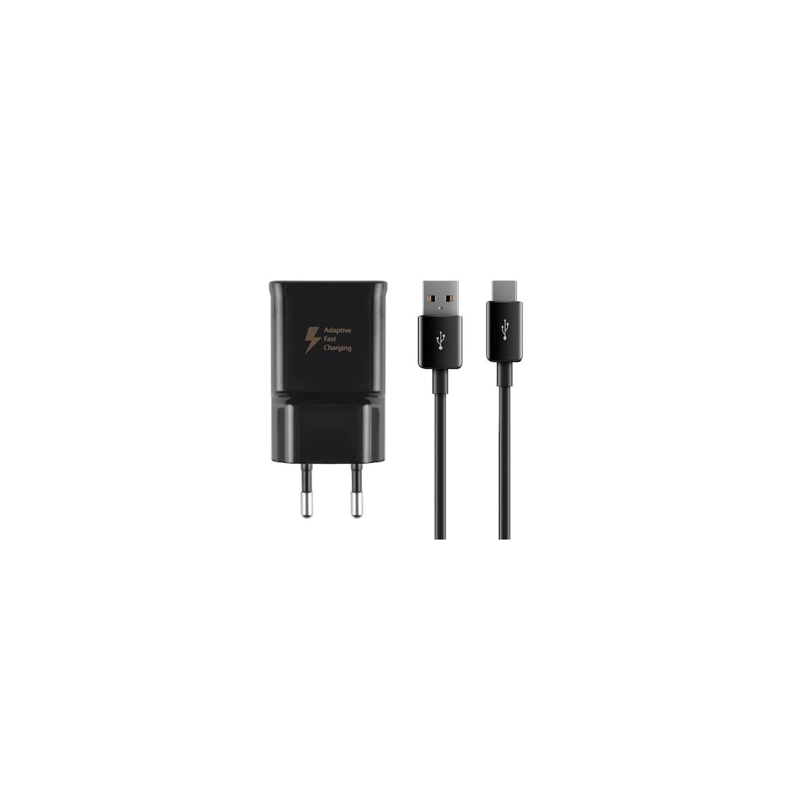Set Casti Audio AKG Type-C plus Incarcator Samsung Fast Charging cu Cablu USB- Type-C inclus, Negru