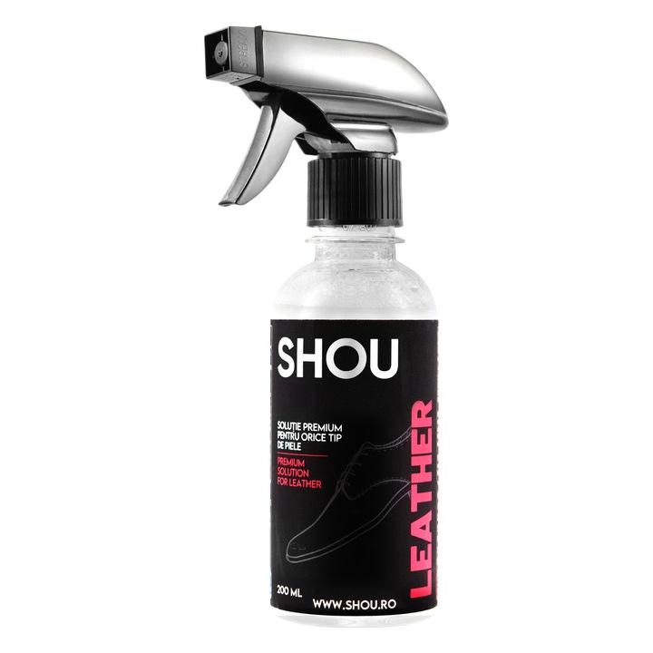 Solutie Premium de Curatare Incaltaminte din Piele, SHOU Leather 200ml