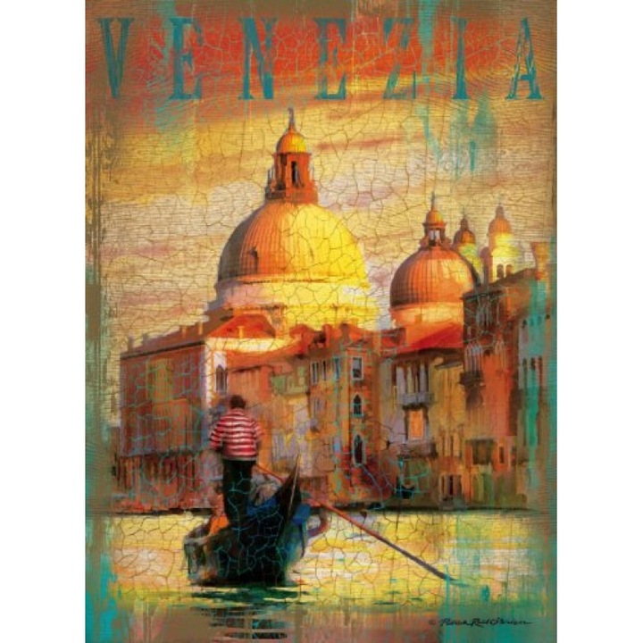 Пъзел игра, Clementoni, Италия Модел Венеция, 500 части, Многоцветен