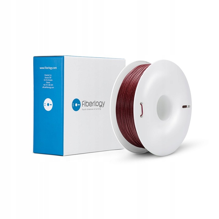 Filament imprimanta, Fiberlogy, 1.75 mm, Rosu