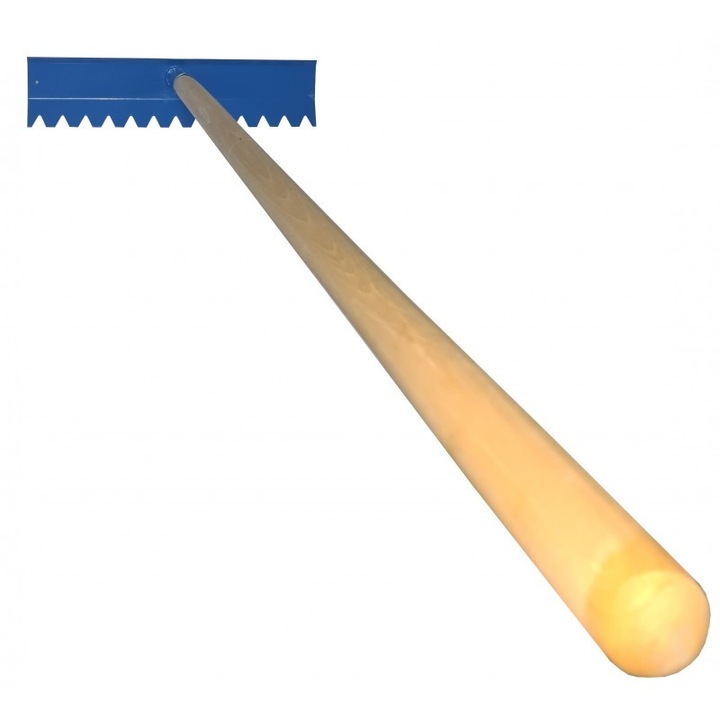 Sapa tragere beton TEXAS PLACER cu maner lemn si lama cu dinti