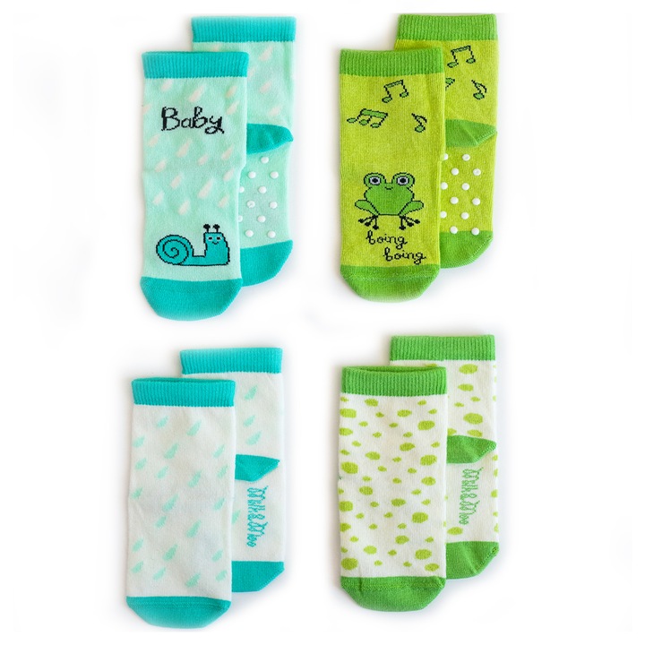Комплект чорапи Milk&Moo, Многоцветни