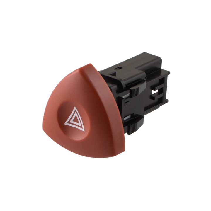 Vészlámpa kapcsoló buszhoz, Modecar, Nissan/Renault/Opel kompatibilis, piros