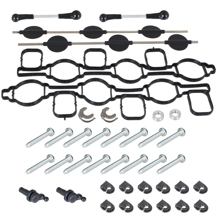 Kit reparatie galerie admisie, Modecar, pentru VW Touareg I 04-10 3.0 TDI KPL, Negru