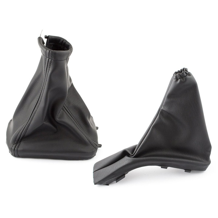 Set burduf schimbator viteze si maneta frana de mana, Modecar, Pentru Opel Astra II G 98-09, Negru