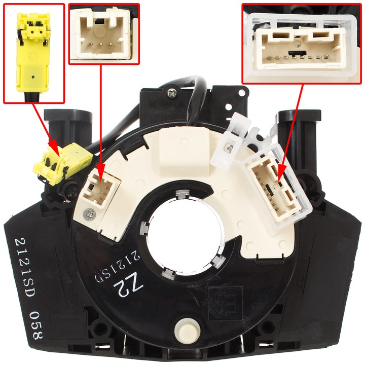 Banda/retractor Airbag, MODECAR, Nissan Qashqai 07-14, Multicolor