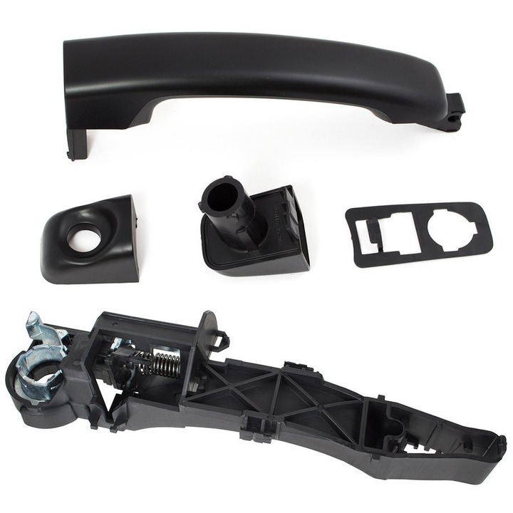 Külső fogantyúkészlet és jobb oldali ajtómechanizmus támogatás, Modecar, Nissan NV400 2.3 dCi kompatibilis, fekete