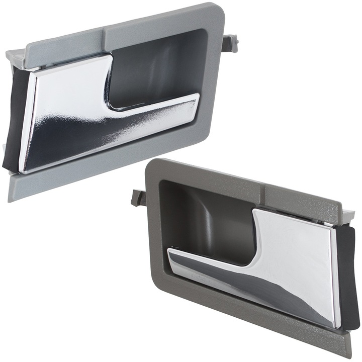 2 db-os belső ajtókilincs készlet MODECAR, VW T4 Transporter, 1990-2003, szürke + króm, bal + jobb