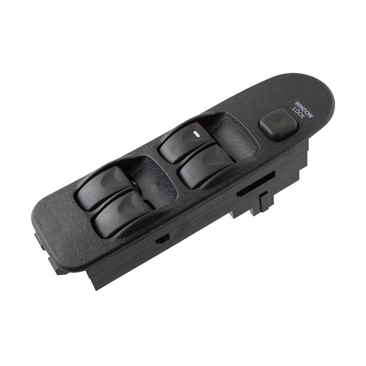 Kombinált elektromos ablakemelő kapcsoló, Modecar, Kompatibilis Mitsubishi Carisma 95-06, Fekete