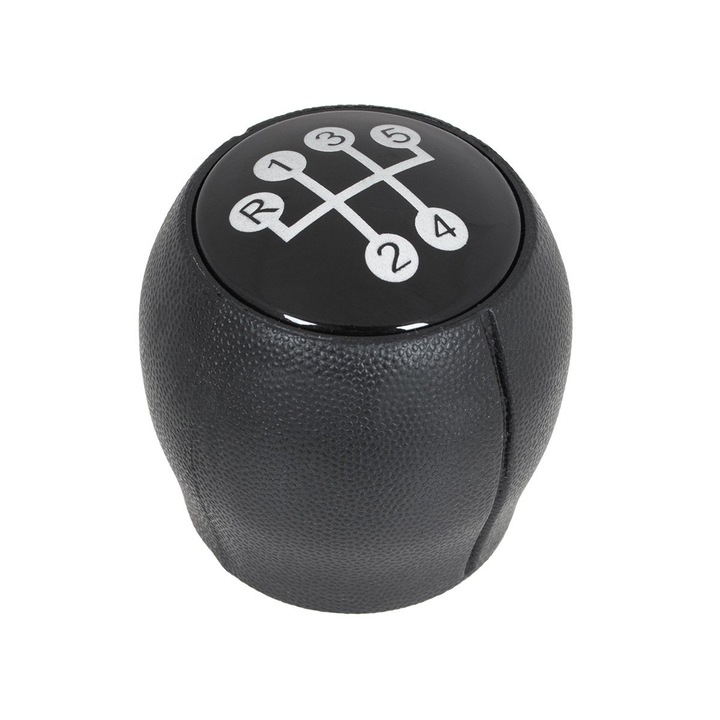 Sebességváltó gomb, Modecar, 5 sebességes, Opel, Fekete