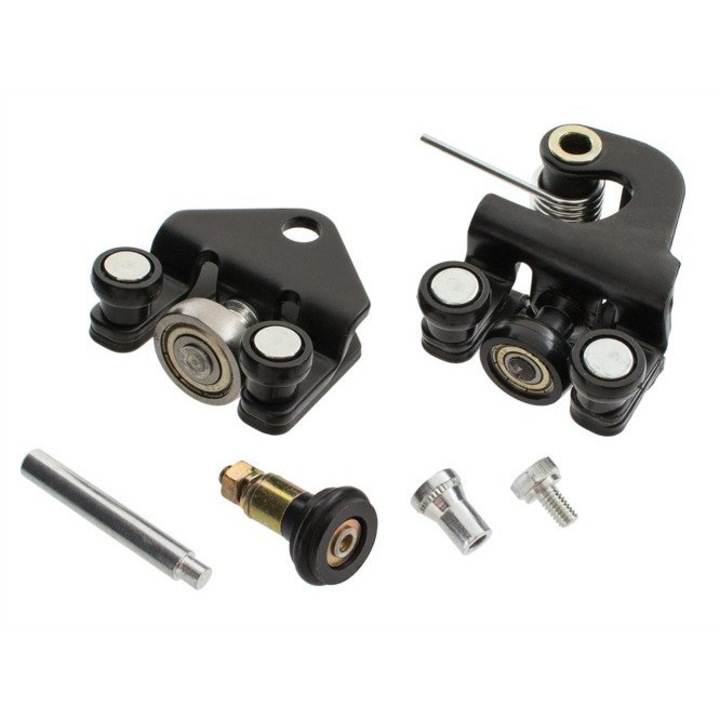 Set 3 ghidaje cu role usa culisanta Modecar pentru Renault Master II 1998-2010, Negru