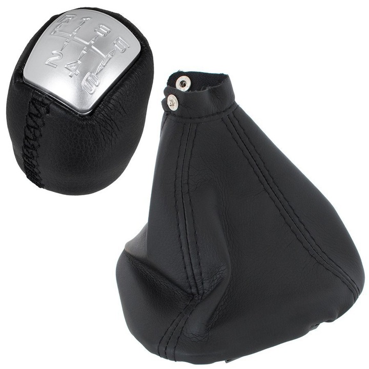 Modecar Sebességváltó gomb huzattal, 6 sebesség, kompatibilis: Iveco Daily IV V 06-14, ezüst