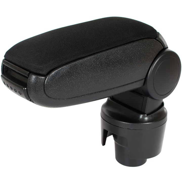 Cotiera + kit pentru Seat Ibiza IV 2008-2017, set montaj, tesatura neagra