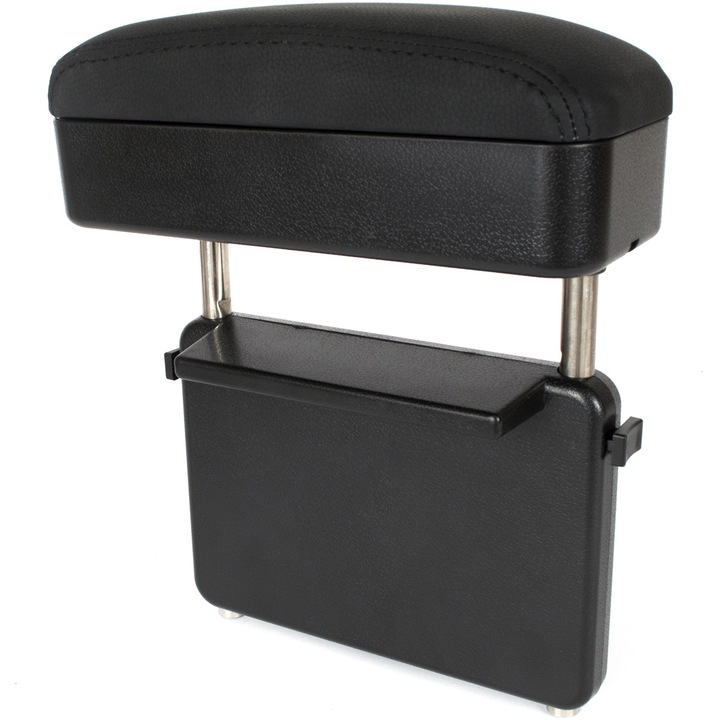 Univerzális autós kartámasz, MODECAR, fekete, környezetbarát anyag, állítható méretek 30x38cm