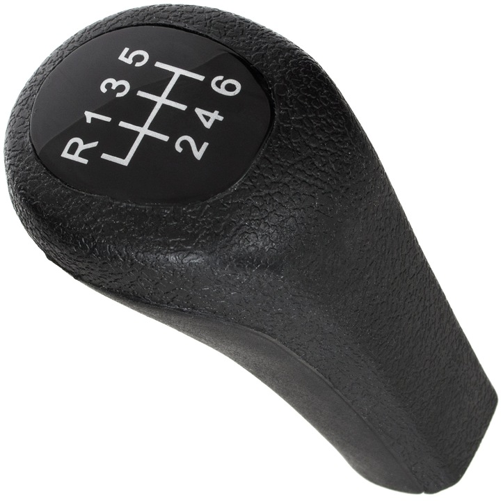 Sebességváltó gomb, BMW, 6+R, fekete