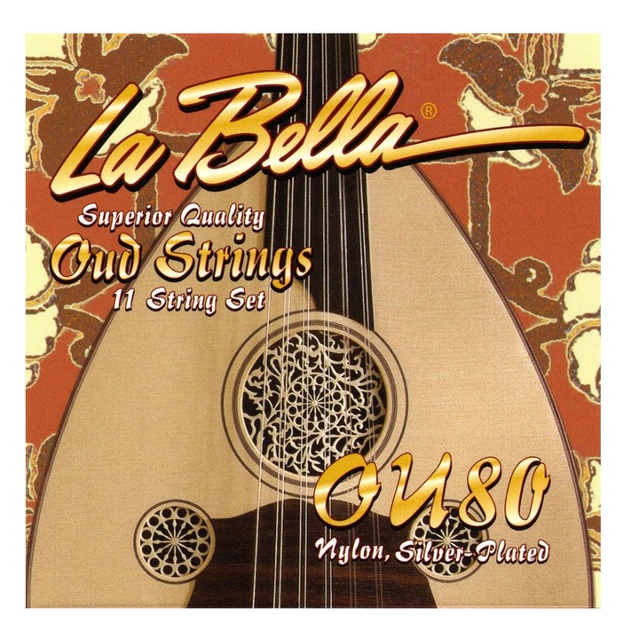 11 húros készlet La Bella World Folk LOU80 oud török tuning