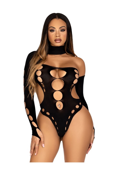 Body sexy, Leg Avenue, 89310, S/L, Negru