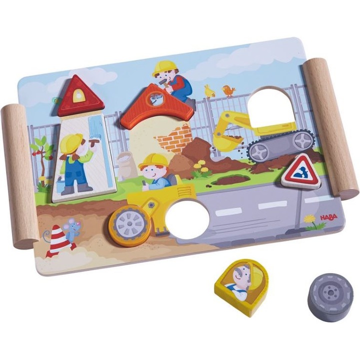 Пъзел за деца, Haba, Дърво, 21 x 31,5 x 2,5, +1 година, Многоцветен