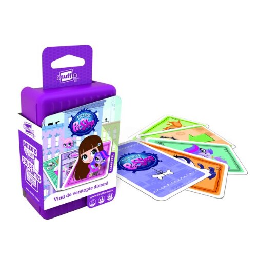 Joc de carti, Cartamundi, Shuffle Littlest Pet Shop, +5ani, Multicolor