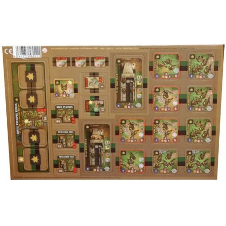 Extensie Eroii din Normandie, Devil Pig Games, Model Pluton de arme, +8ani, Multicolor