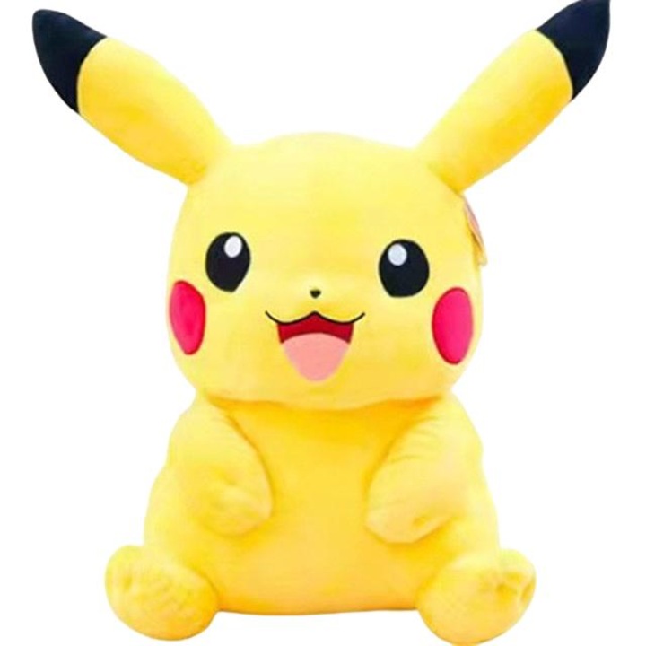 Jucarie de plus, Model Pikachu, 35cm, +3ani, Galben