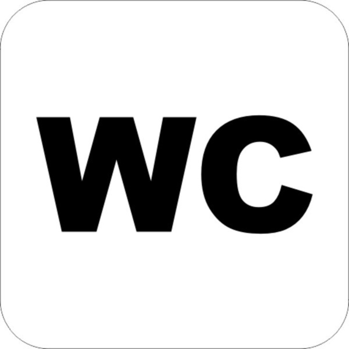 Стикер Preventa тоалетна, 120x120