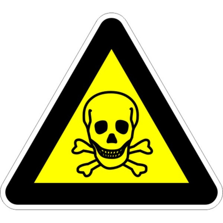 Стикер Preventa токсичен материал, 120x120