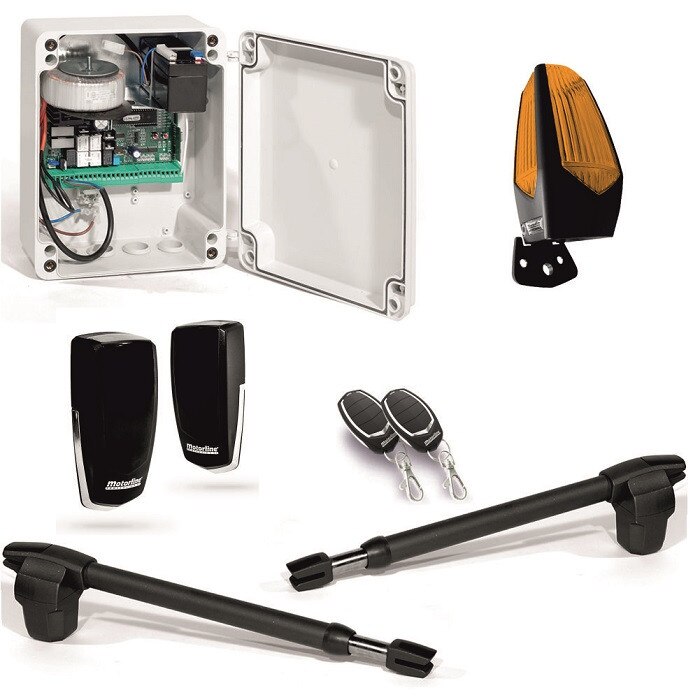 Automatizare poarta batanta 2x3m/ 24V/ Acumulator back-up inclus - MOTORLINE