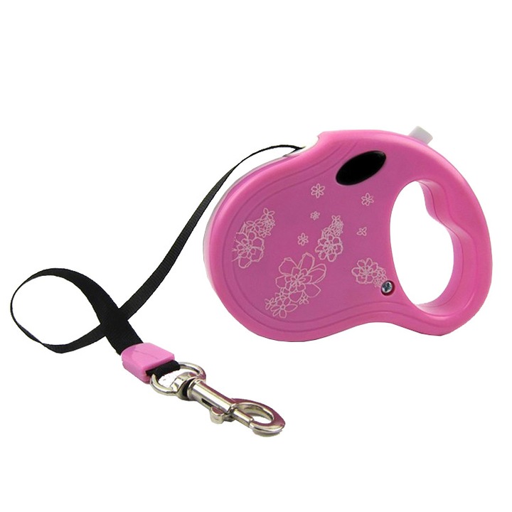 Lesa Retractabila 4Dog Deluxe Talie Mini Color, 3 m