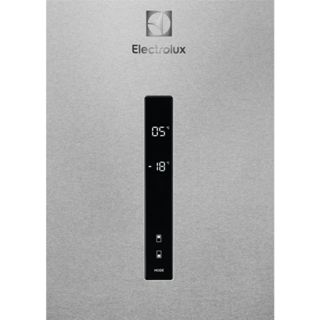 Combina frigorifica Electrolux LNT7ME36X3, 366 l, No Frost, Afisaj LCD, CustomFlex, Multi Flow, Iluminare LED, Clasa E, H 201 cm, Inox antiamprenta