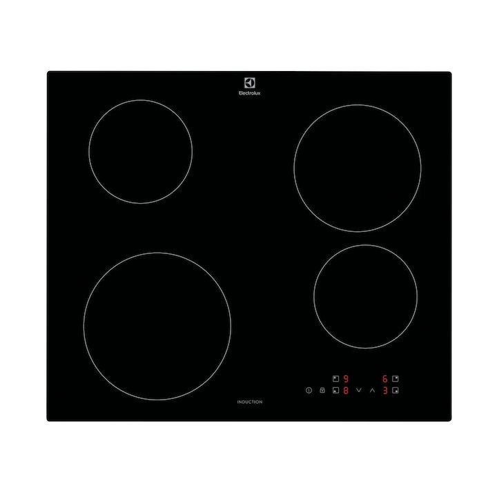 Plita cu inductie Zilan ZLN8088 Neagra, doua ochiuri, putere 3500W, geam din cristal negru