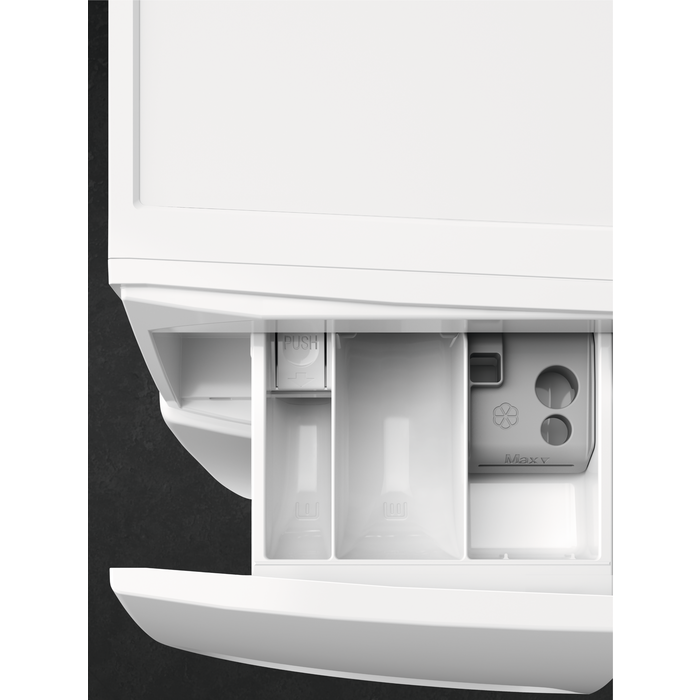 Masina de spalat cu abur AEG LFR71742BE ProSteam cu incarcare frontala, clasa energetica A, capacitate 7 kg, 1400 rpm, afisaj LED, alb