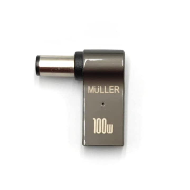Захранващ адаптер за лаптоп USB TYPE C metal to HP 7.4 X 5.0 MM M-T max PD 100W Muller