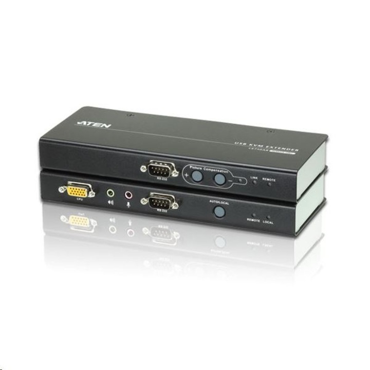 ATEN CE750A terminálbővítő, KVM, USB VGA/Audio, Cat 5