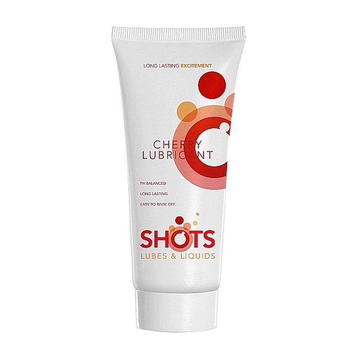 Gel hidratant lubrifiant, ShotsToys, Cu aroma de cirese, 100ml