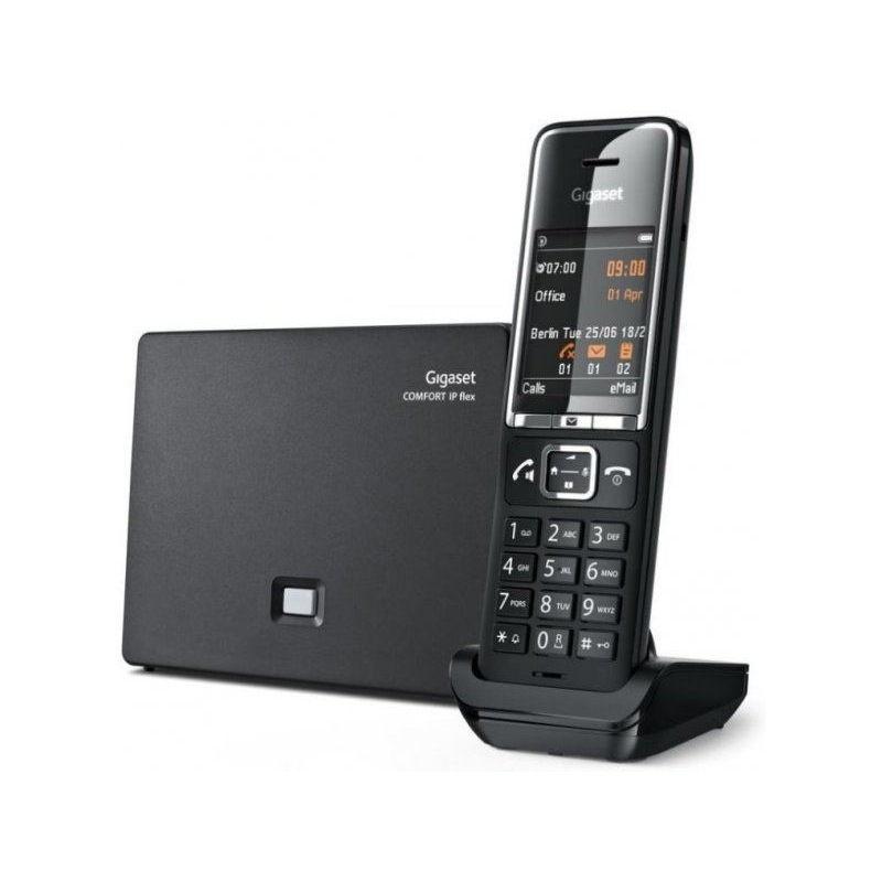Gigaset Comfort 550 IP DECT telefon fekete (Gigaset Comfort 550 IP DECT ...